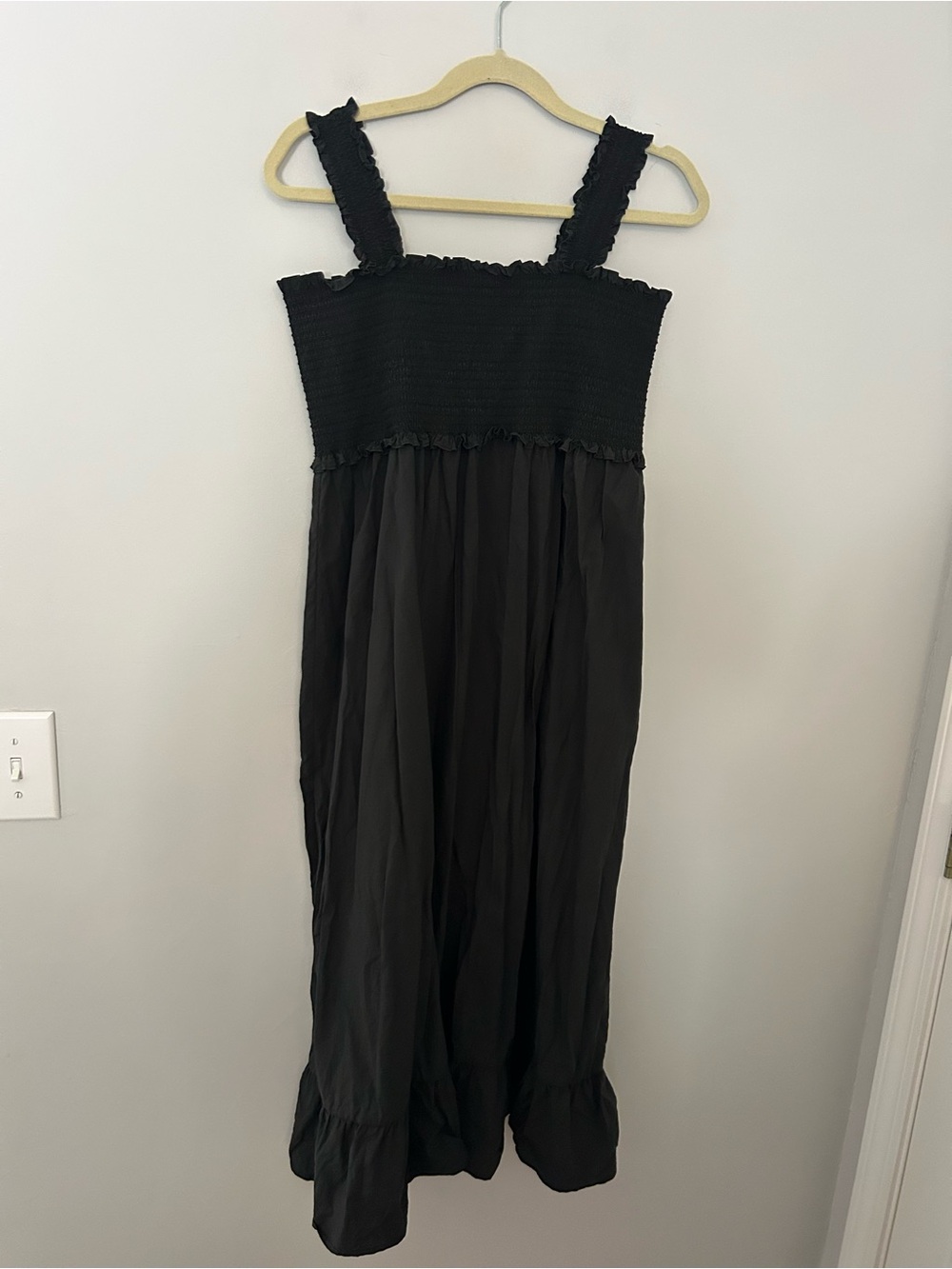 Rails Rumi Black Cotton Midi Dress - Picture 2 of 6
